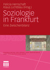 Buchcover Soziologie in Frankfurt
