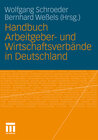 Buchcover Handbuch Arbeitgeber- und Wirtschaftsverbände in Deutschland