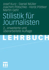 Buchcover Stilistik für Journalisten