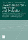 Buchcover Lokales Regieren - Innovation und Evaluation