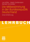 Buchcover Die Mitbestimmung in der Bundesrepublik Deutschland