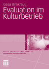 Buchcover Evaluation im Kulturbetrieb