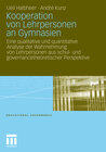 Buchcover Kooperation von Lehrpersonen an Gymnasien