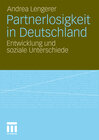 Buchcover Partnerlosigkeit in Deutschland
