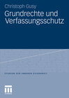 Buchcover Grundrechte und Verfassungsschutz