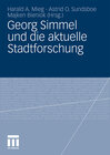 Buchcover Georg Simmel und die aktuelle Stadtforschung