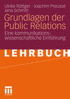 Buchcover Grundlagen der Public Relations