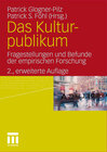 Buchcover Das Kulturpublikum