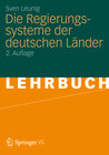 Buchcover Die Regierungssysteme der deutschen Länder