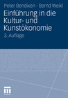 Buchcover Einführung in die Kultur- und Kunstökonomie