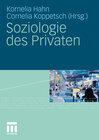 Buchcover Soziologie des Privaten