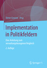 Buchcover Implementation in Politikfeldern
