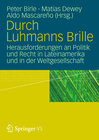 Buchcover Durch Luhmanns Brille