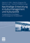 Buchcover Nachhaltige Entwicklung in Kulturmanagement und Kulturpolitik