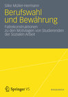 Buchcover Berufswahl und Bewährung