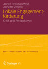 Buchcover Lokale Engagementförderung