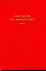 Buchcover Geschichte der Musiktheorie / Rezeption des antiken Fachs im Mittelalter