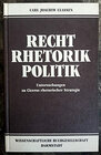 Buchcover Recht - Rhetorik - Politik