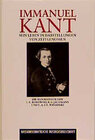 Buchcover Immanuel Kant