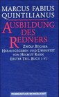 Buchcover Ausbildung des Redners /institutionis oratoriae libri XII.