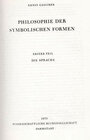 Buchcover Philosophie der symbolischen Formen / Die Sprache