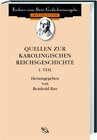 Buchcover Quellen zur karolingischen Reichsgeschichte I.