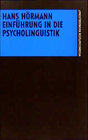 Buchcover Einführung in die Psycholinguistik