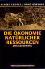 Buchcover Die Ökonomie natürlicher Ressourcen