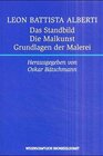 Buchcover Das Standbild - Die Malkunst - Grundlagen der Malerei /De Statua - De Pictura - Elementa Picturae