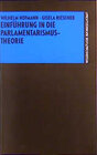 Buchcover Einführung in die Parlamentarismustheorie