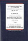 Buchcover Quellensammlung zur Geschichte der deutschen Sozialpolitik 1867-1914 / Die Revision der Unfallversicherungsgesetze und d