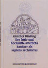 Buchcover Der früh- und hochmittelalterliche Bauherr als sapiens architectus