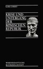 Buchcover Krise und Untergang der römische Republik