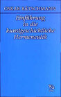 Buchcover Einführung in die kunstgeschichtliche Hermeneutik