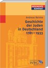 Buchcover Geschichte der Juden in Deutschland 1781-1933