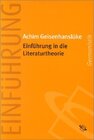 Buchcover Einführung in die Literaturtheorie