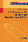 Buchcover Einführung in die Theorie der Erwachsenenbildung