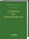 Buchcover Lexikon der Erkenntnistheorie