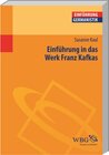 Buchcover Einführung in das Werk Franz Kafkas