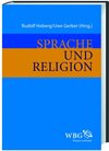 Buchcover Sprache und Religion