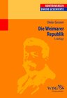 Buchcover Die Weimarer Republik