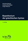 Buchcover Repetitorium der griechischen Syntax