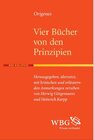 Buchcover Origenes, Vier Bücher von den