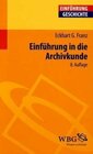 Buchcover Einführung in die Archivkunde