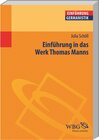 Buchcover Einführung in das Werk Thomas Manns