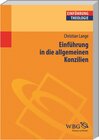 Buchcover Einführung in die allgemeinen Konzilien