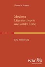 Buchcover Moderne Literaturtheorie und antike Texte