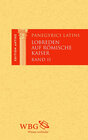 Buchcover Panegyrici Latini / Lobreden auf römische Kaiser