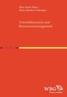 Buchcover Umweltökonomie und Ressourcenmanagement
