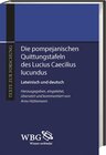 Buchcover Die pompejanischen Quittungstafeln des Lucius Caecilius Iucundus